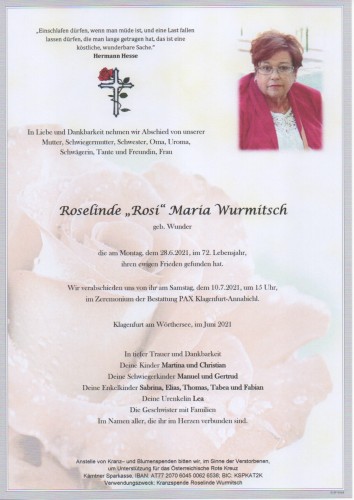 Roselinde Maria Wurmitsch