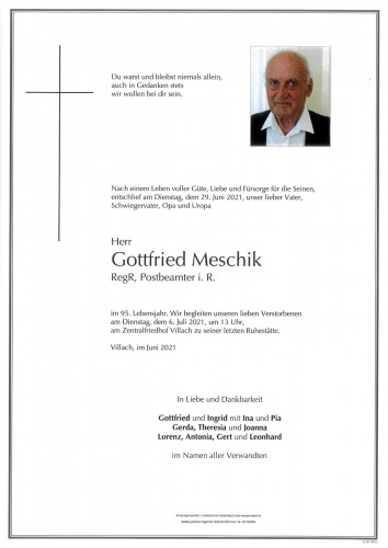 RegR Gottfried Meschik