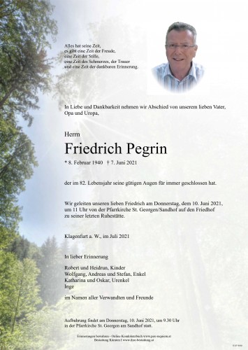 Friedrich Pegrin