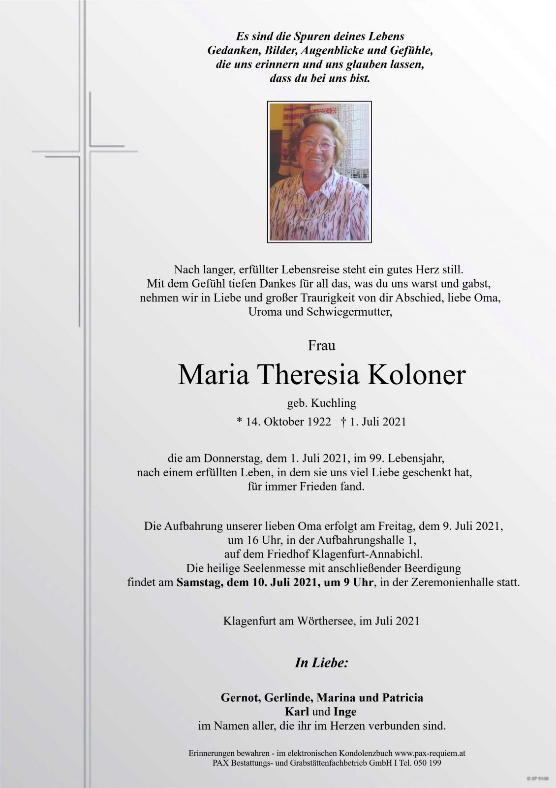 Parte Maria Theresia Koloner