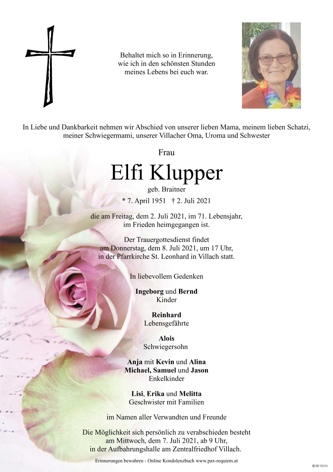 Parte Elfi Klupper geb. Braitner