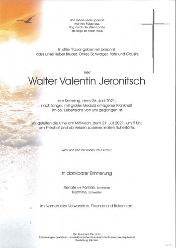 Walter Valentin Jeronitsch