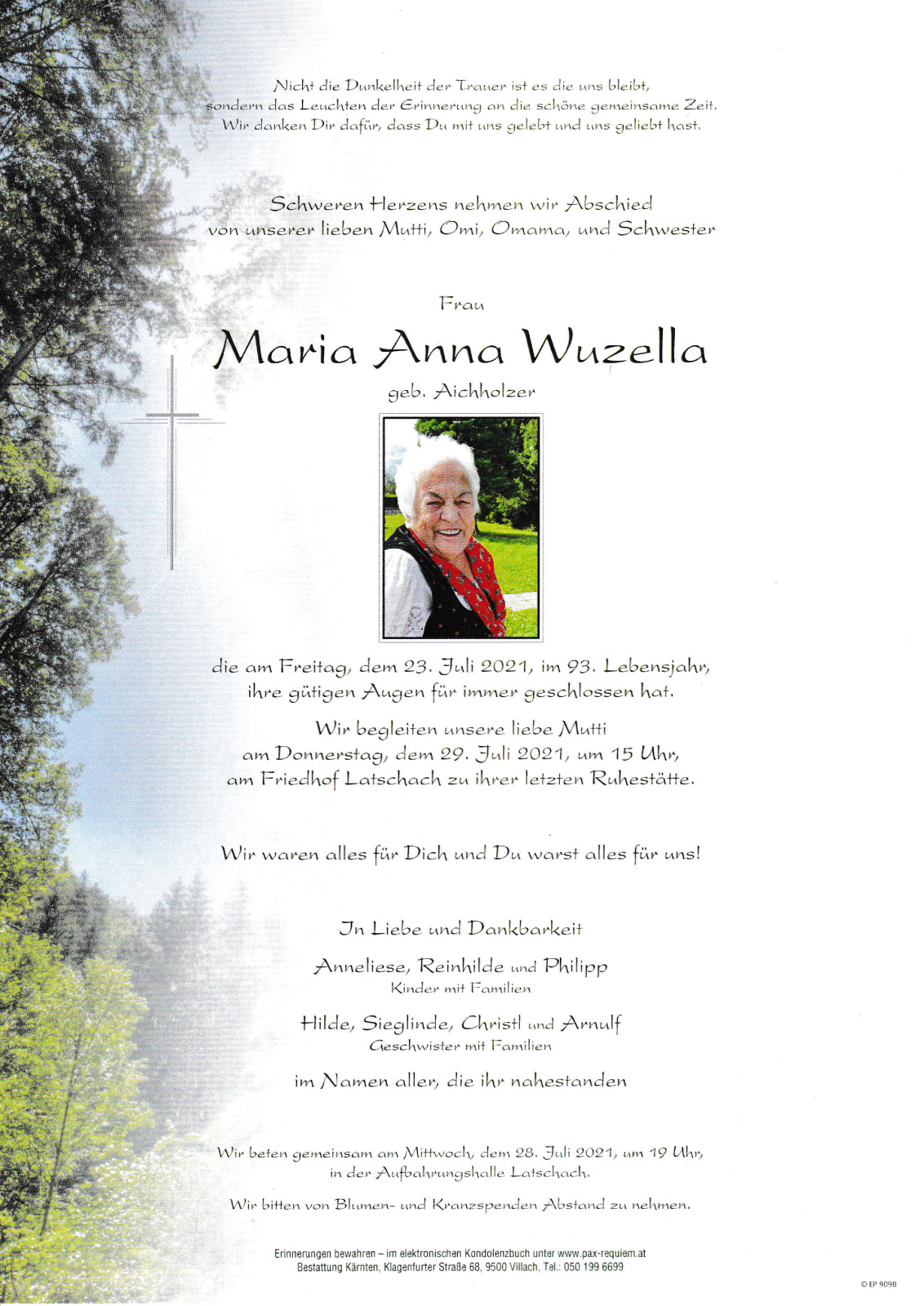 Parte Maria Anna Wuzella