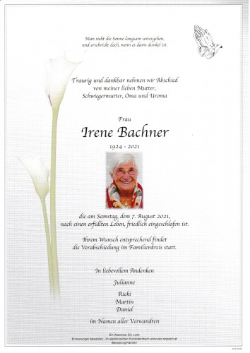 Irene Bachner