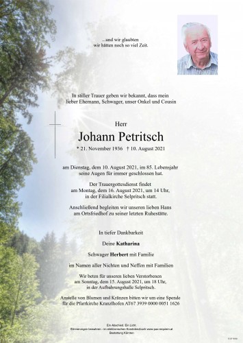 Johann Petritsch 