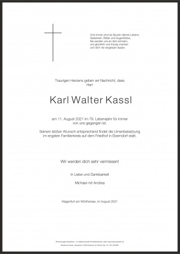 Karl Walter Kassl
