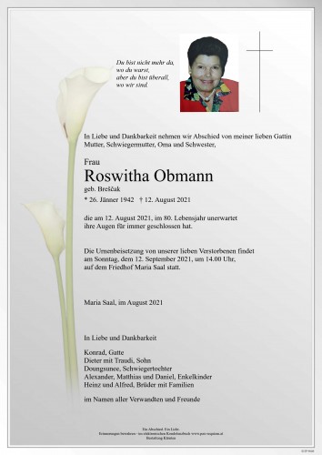 Roswitha Obmann