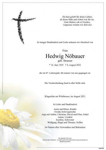 Hedwig Nöbauer