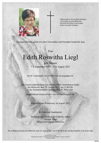 Edith Roswitha Liegl