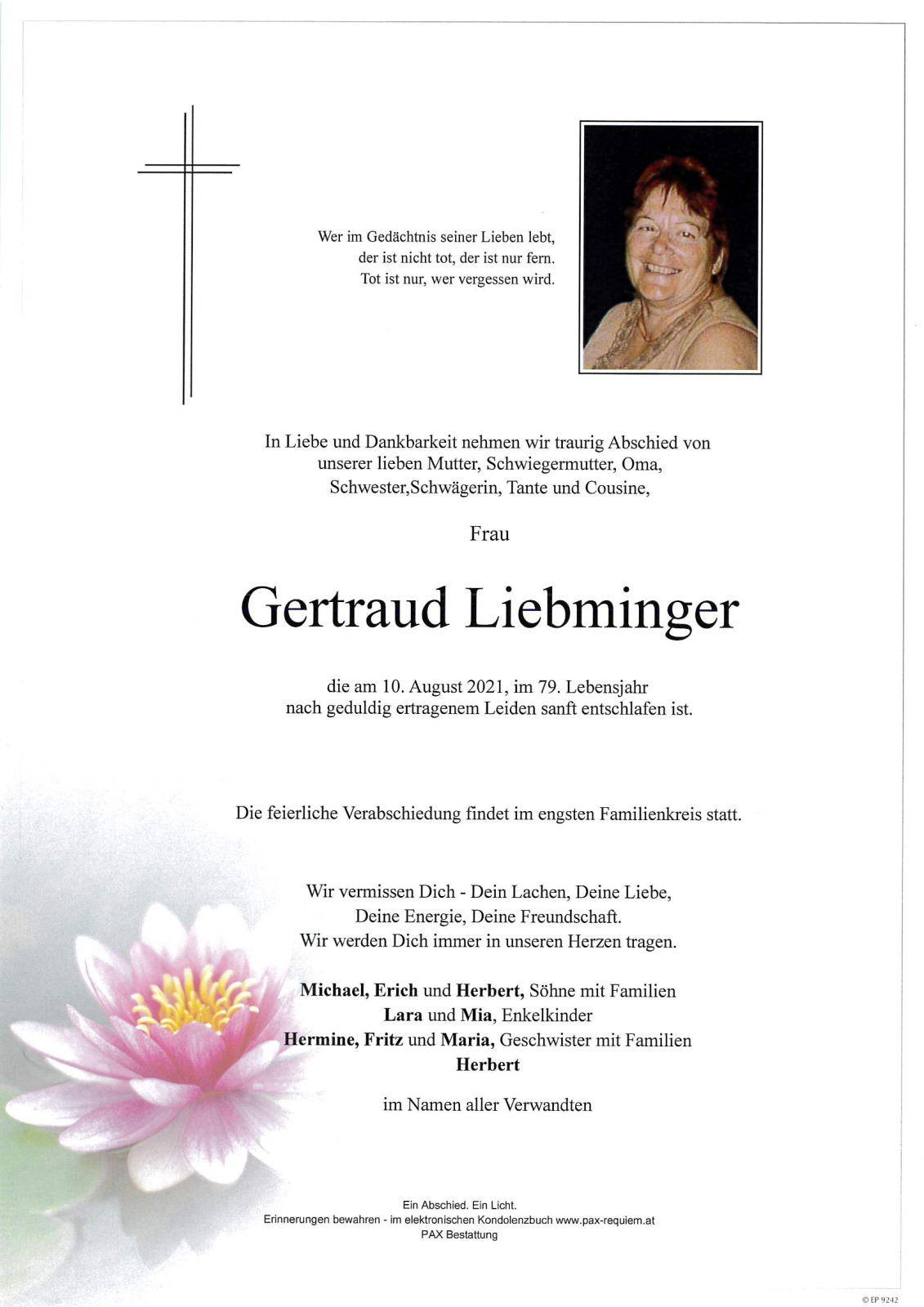 Parte Getraud Liebminger