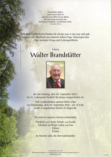 Walter Brandstätter