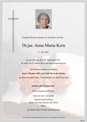 Dr. Anna Maria Kern