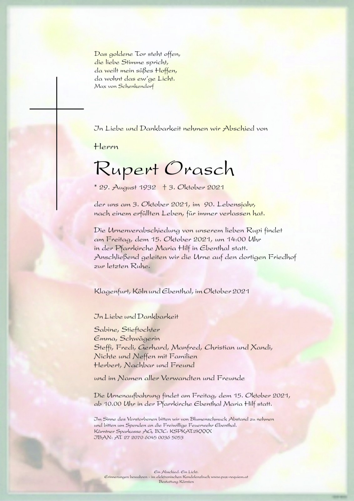 Parte Rupert Orasch