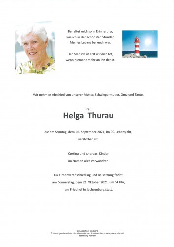 Helga Thurau