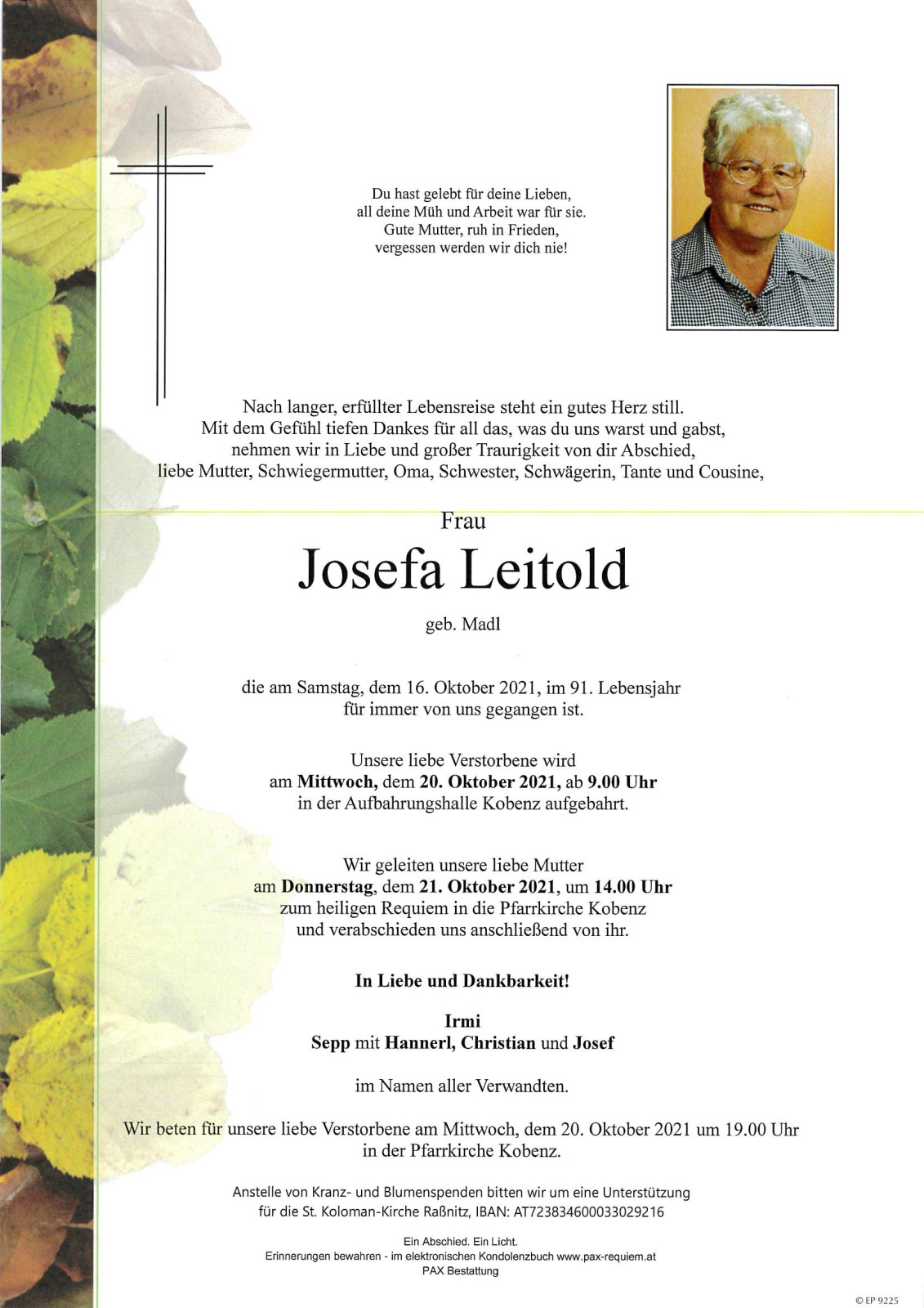 Parte Josefa Leitold