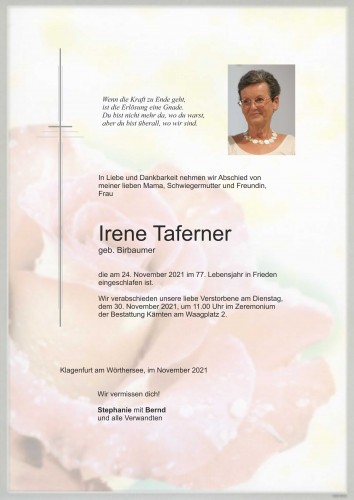 Irene Taferner