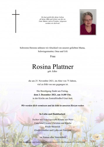 Rosina Plattner