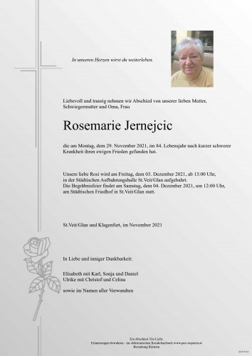 Rosemarie Jernejcic