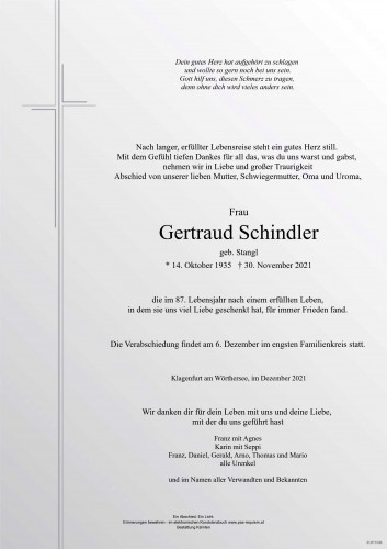 Gertraud Schindler