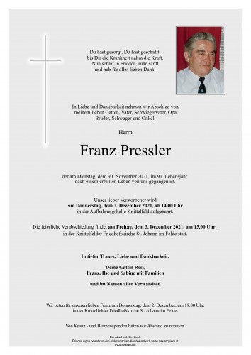 Franz Pressler