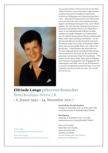 Elfriede Lange