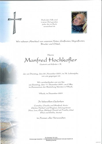 Manfred Hochkofler