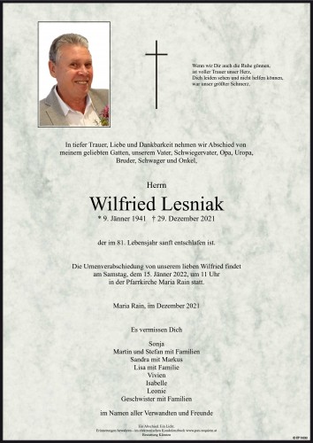 Wilfried Lesniak