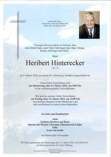 Heribert Hinterecker