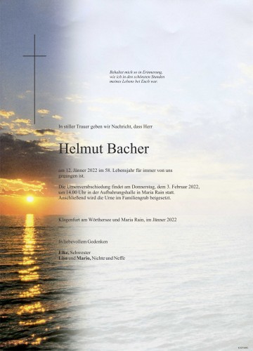 Helmut Bacher