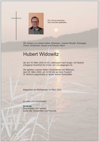 Hubert Widowitz
