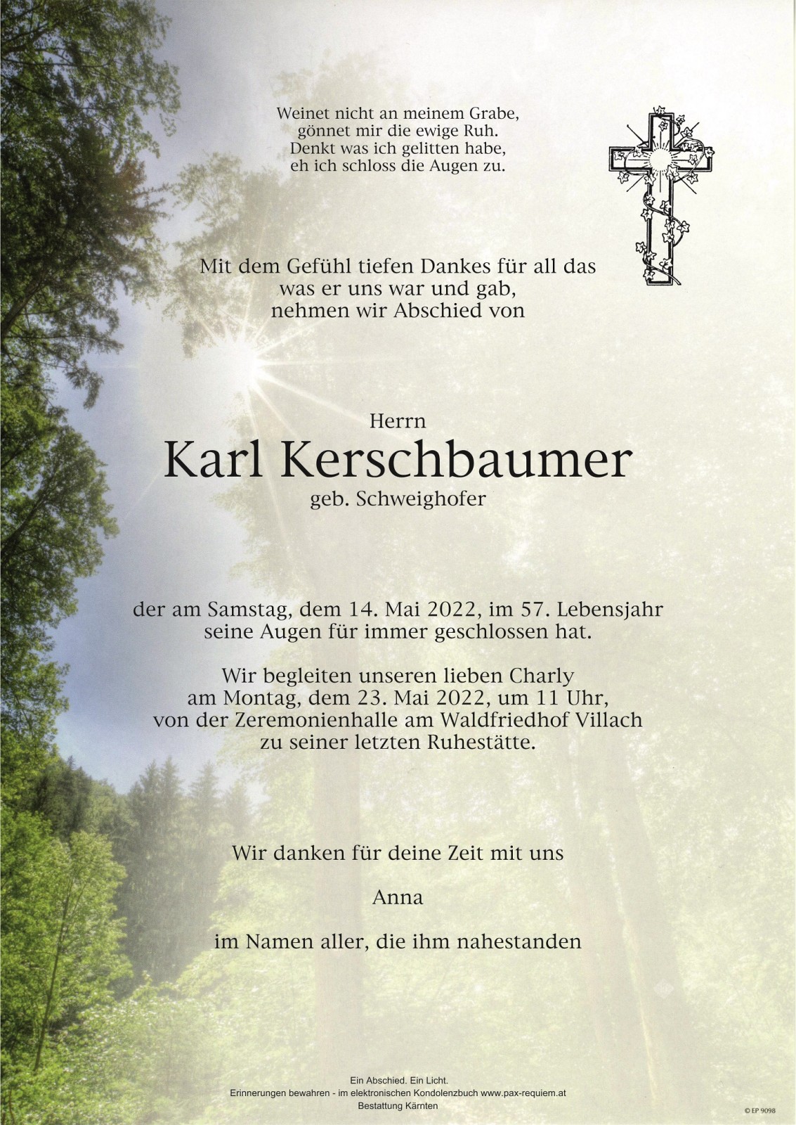Parte Karl Kerschbaumer