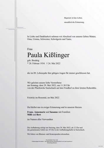 Paula Kißlinger