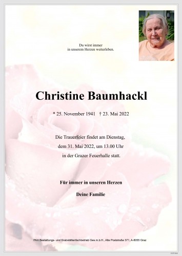Christine Baumhackl