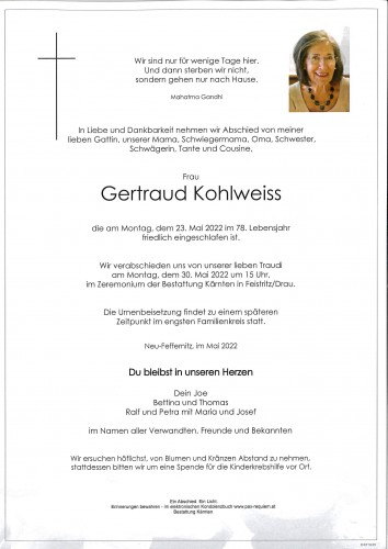 Gertraud Kohlweiss