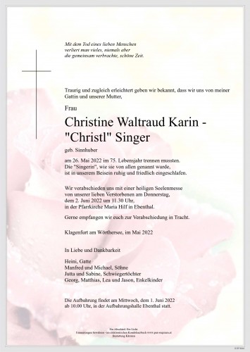 Christl Singer