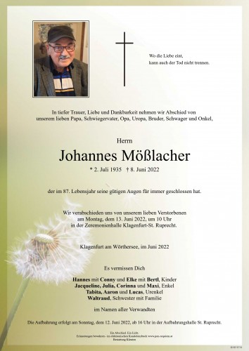 Johannes Mößlacher