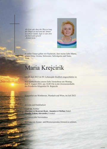 Maria Krejcirik
