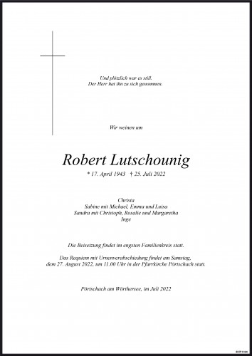 Robert Lutschounig