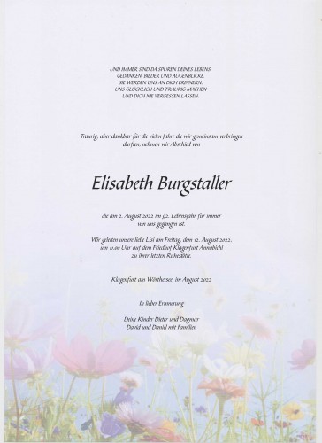 Elisabeth Burgstaller