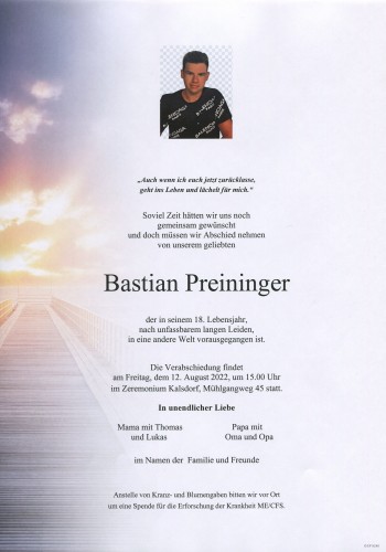 Bastian Preininger