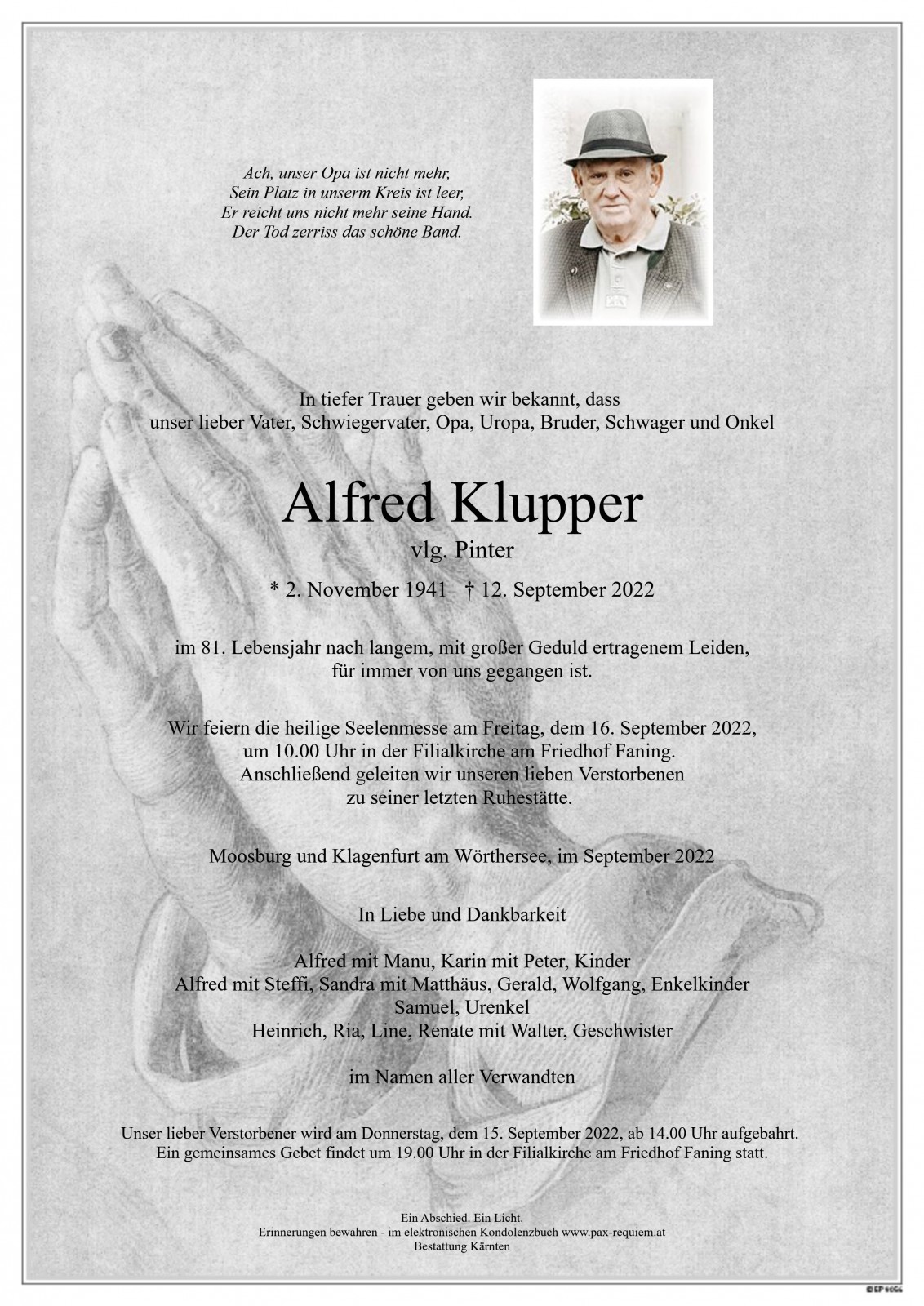 Parte Alfred Klupper