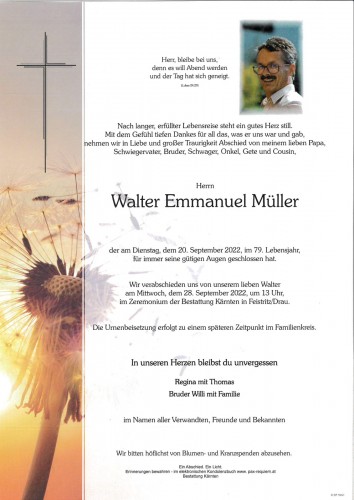Walter Emmanuel Müller