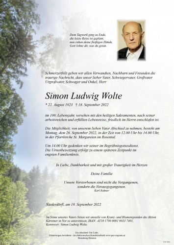 Simon Ludwig Wolte