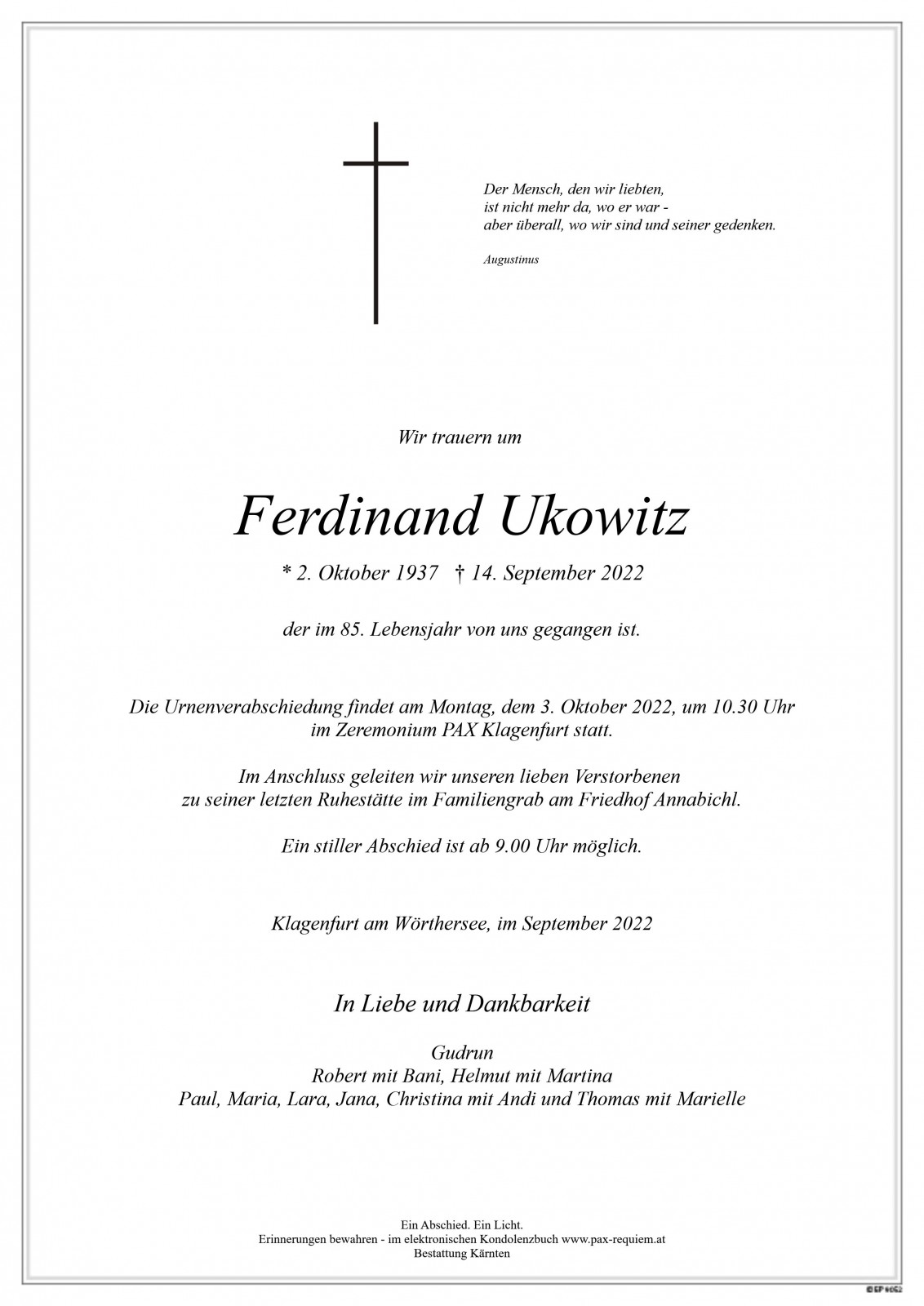 Parte Ferdinand Ukowitz