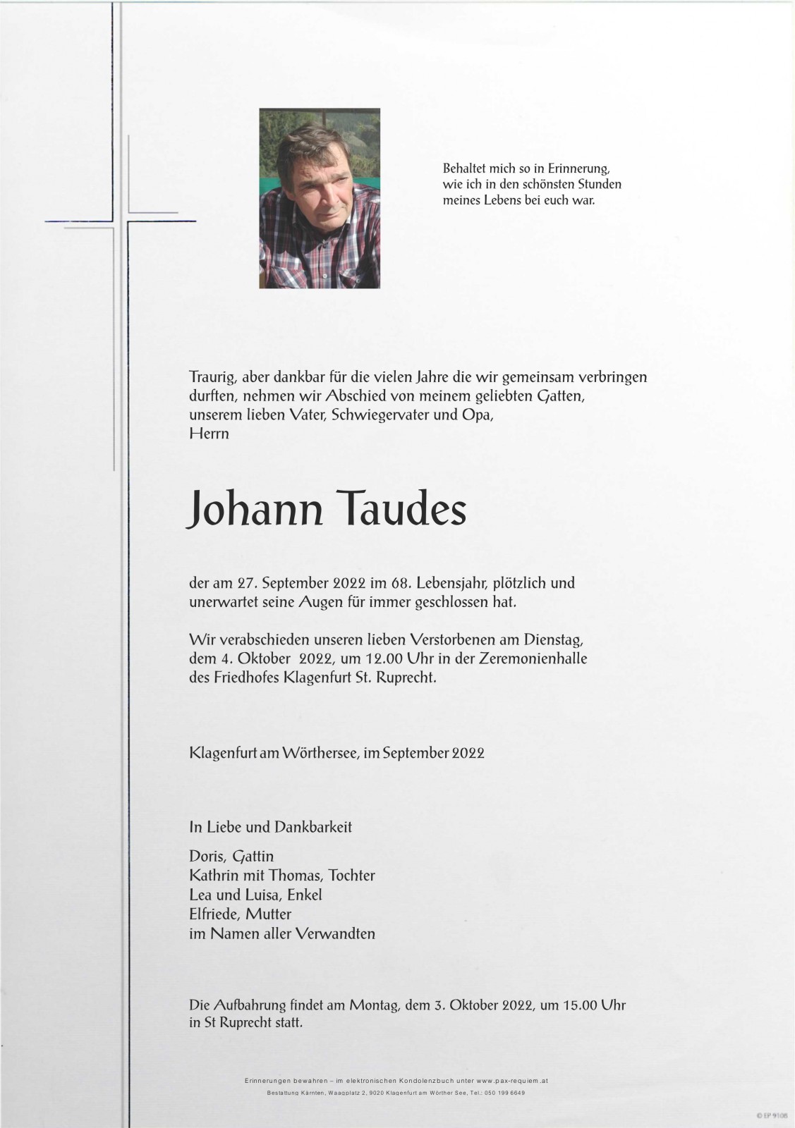 Parte Johann Taudes