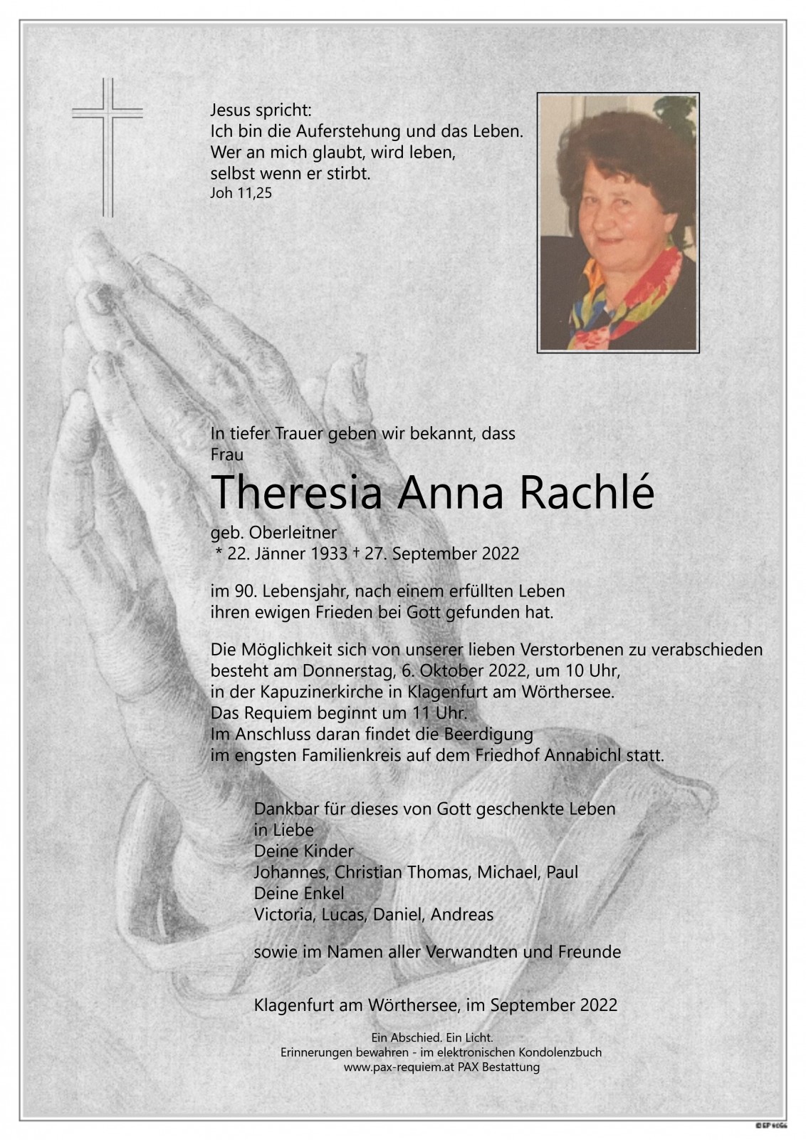 Parte Theresia Anna Rachlé