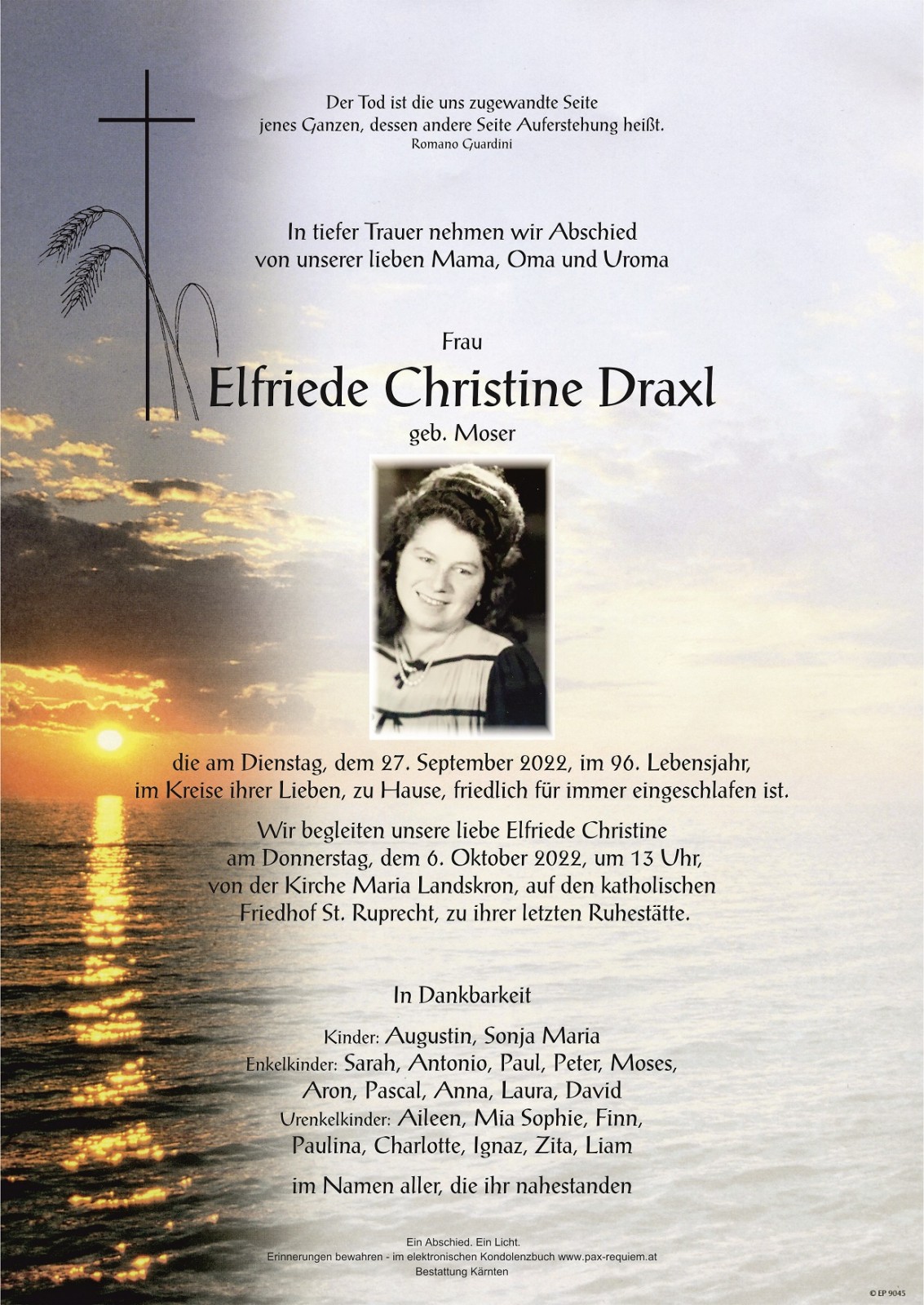 Parte Elfriede Christine Draxl