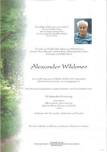 Alexander Wildoner