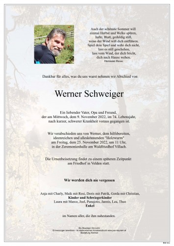 Werner Schweiger