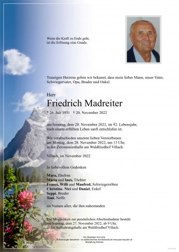 Friedrich Madreiter